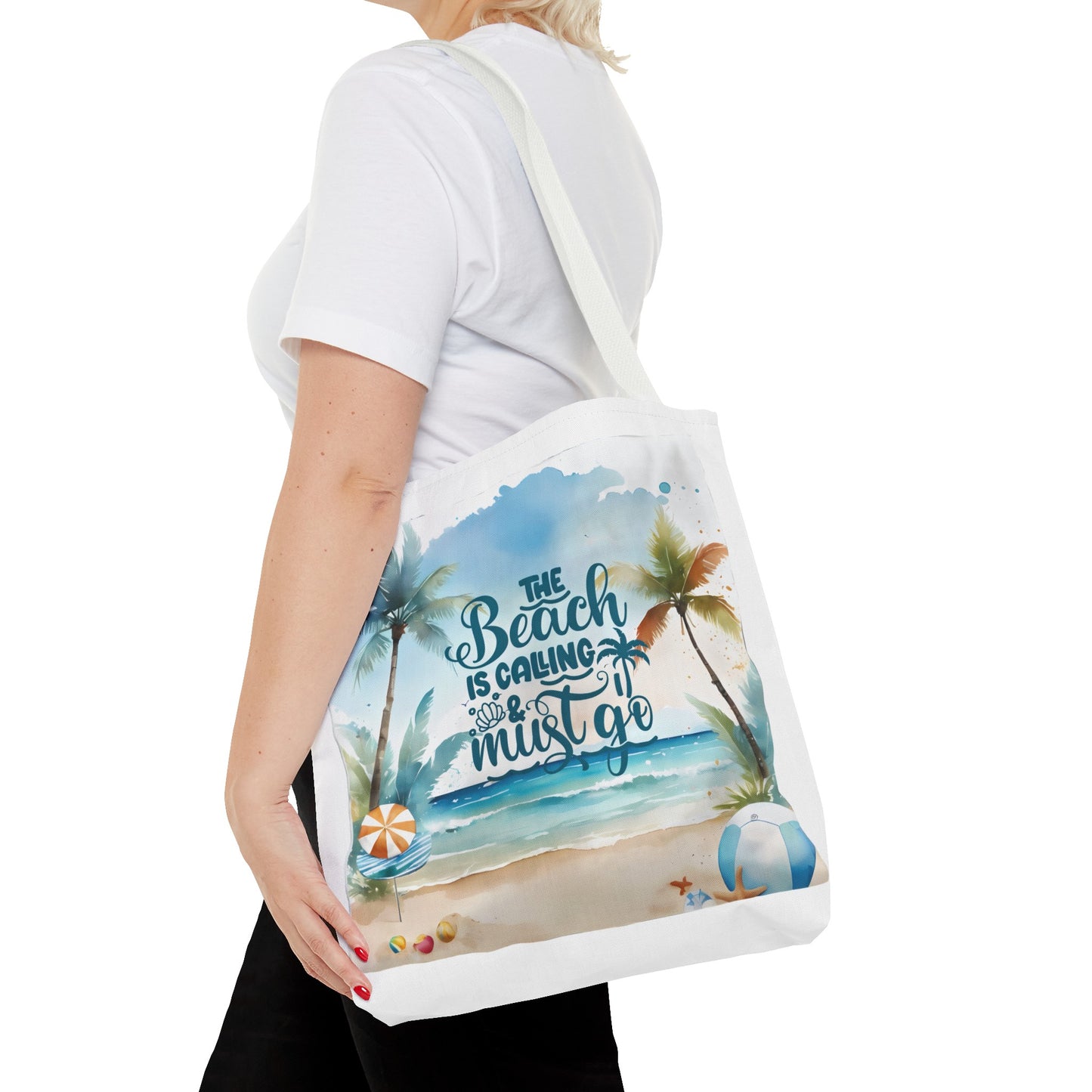 The Beach Is Calling Tote Bag