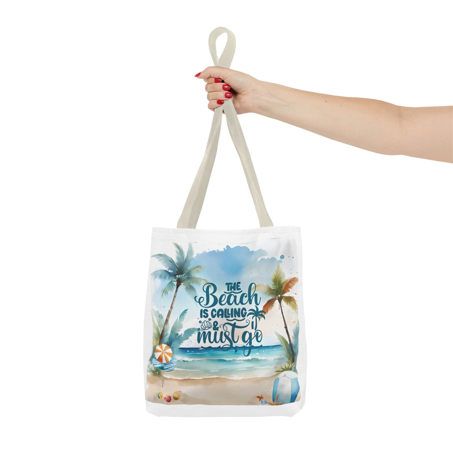 The Beach Is Calling Tote Bag