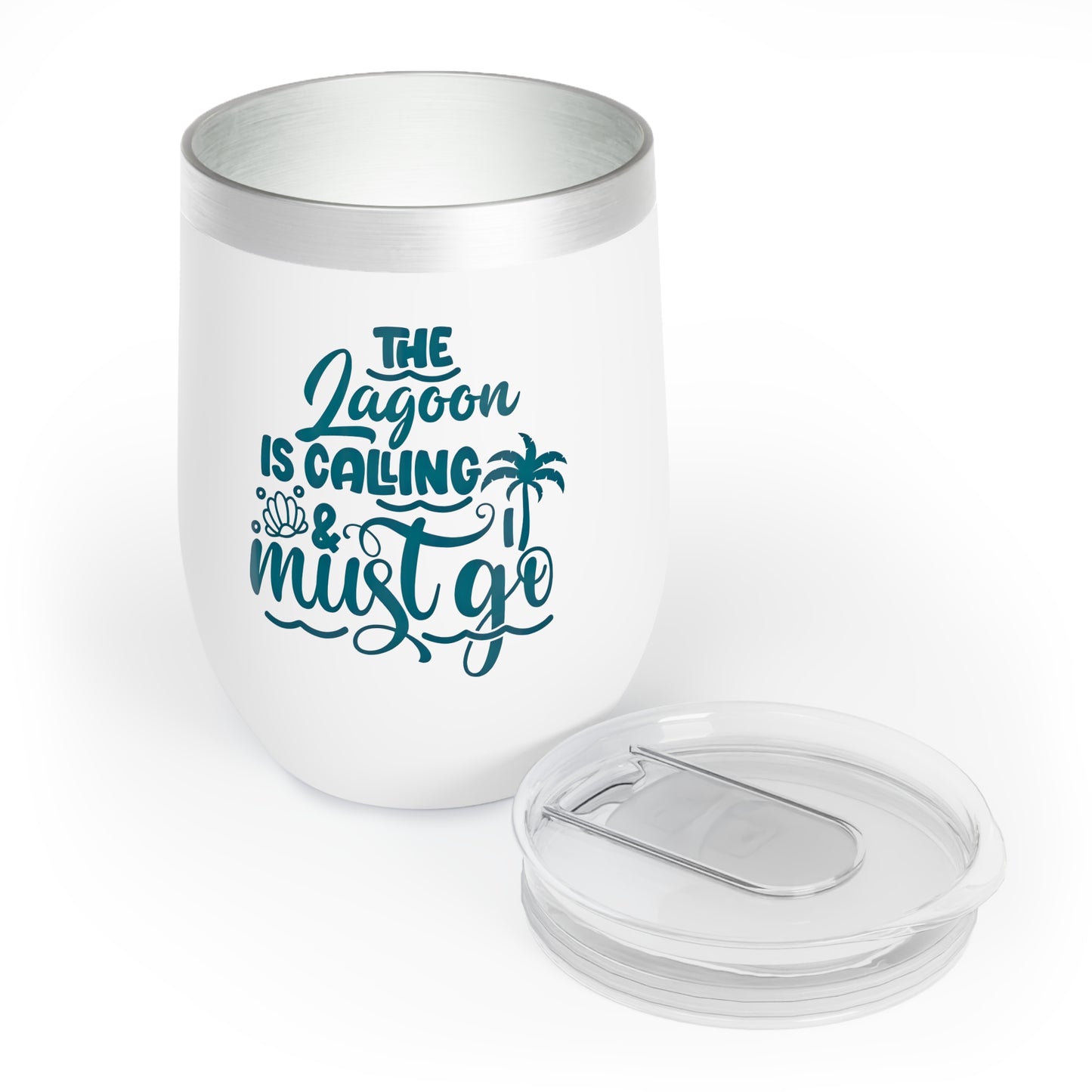 The Lagoon is Calling and I Must Go Wine Tumbler