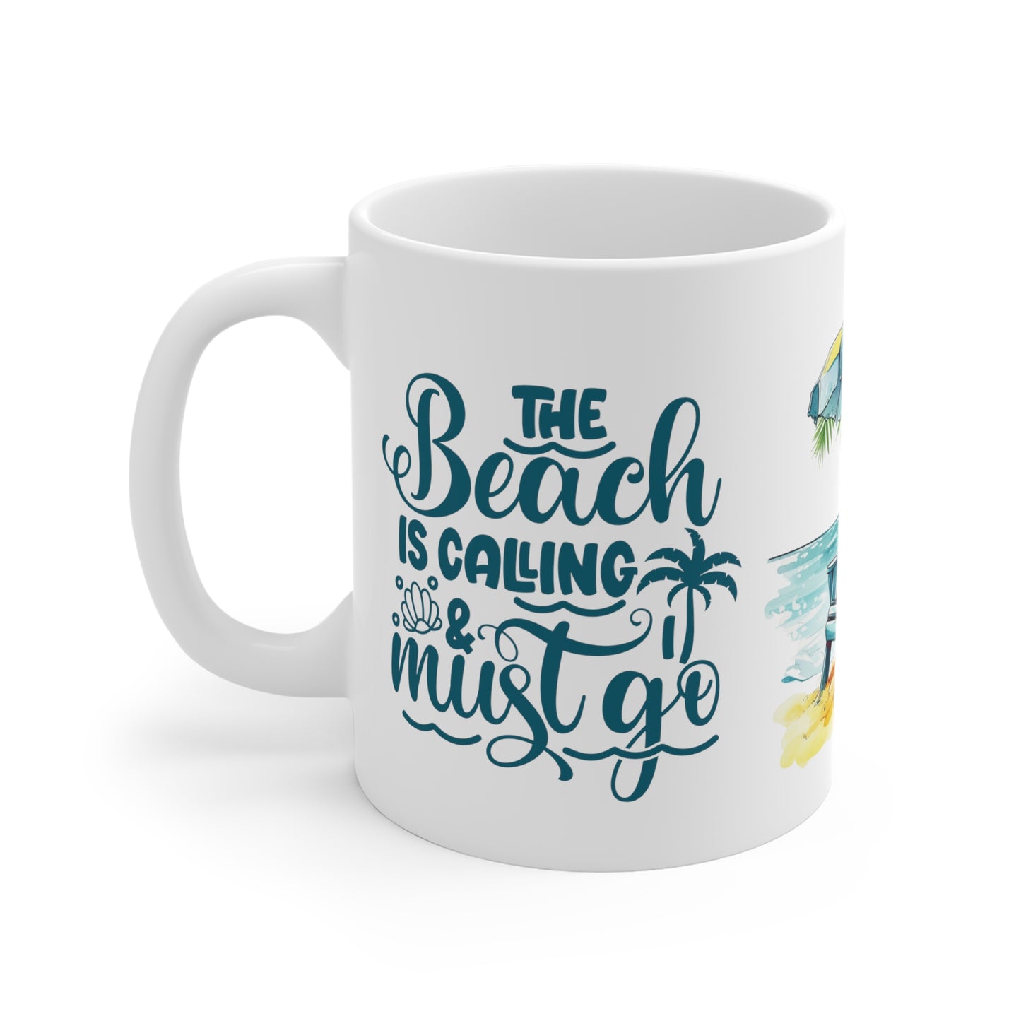 It's The Beach Calling Coffee Mug