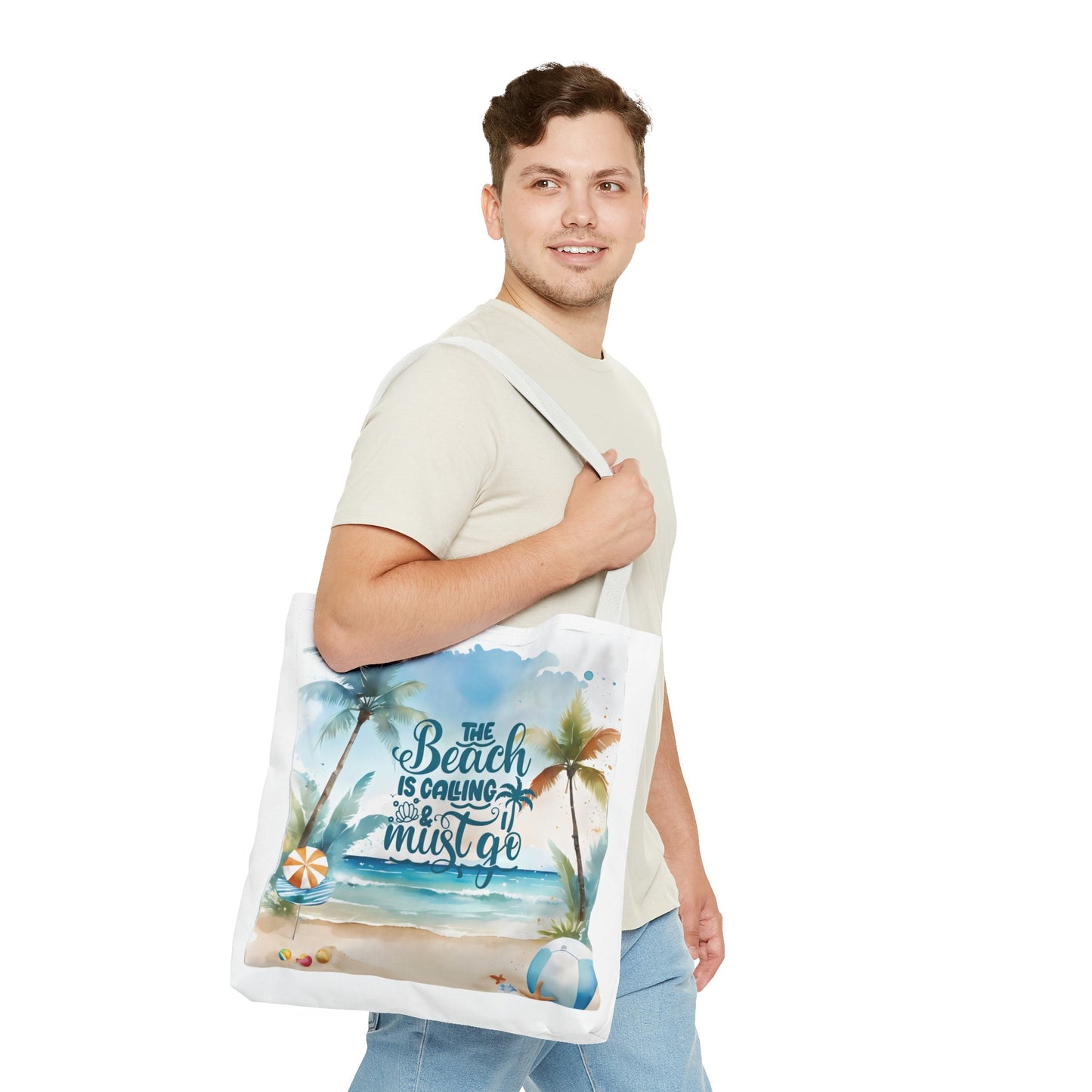 The Beach Is Calling Tote Bag