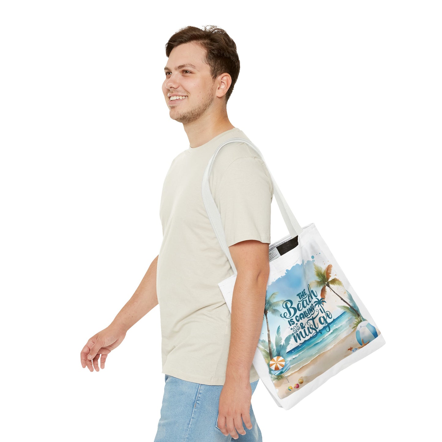 The Beach Is Calling Tote Bag