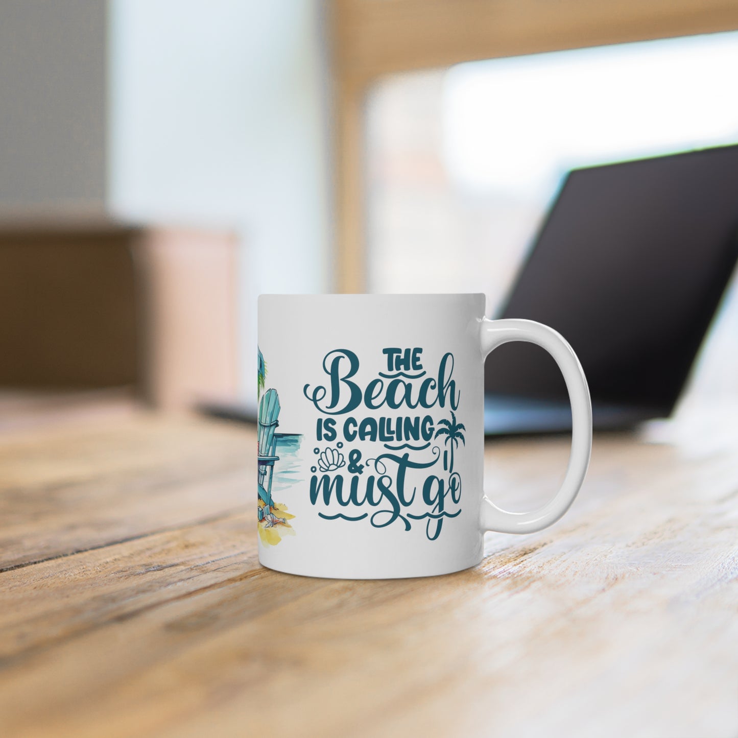 It's The Beach Calling Coffee Mug