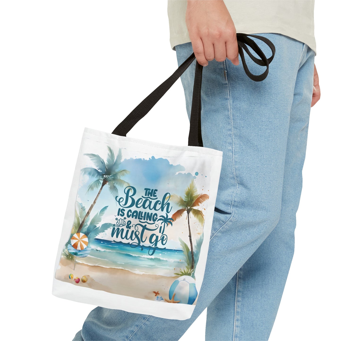 The Beach Is Calling Tote Bag