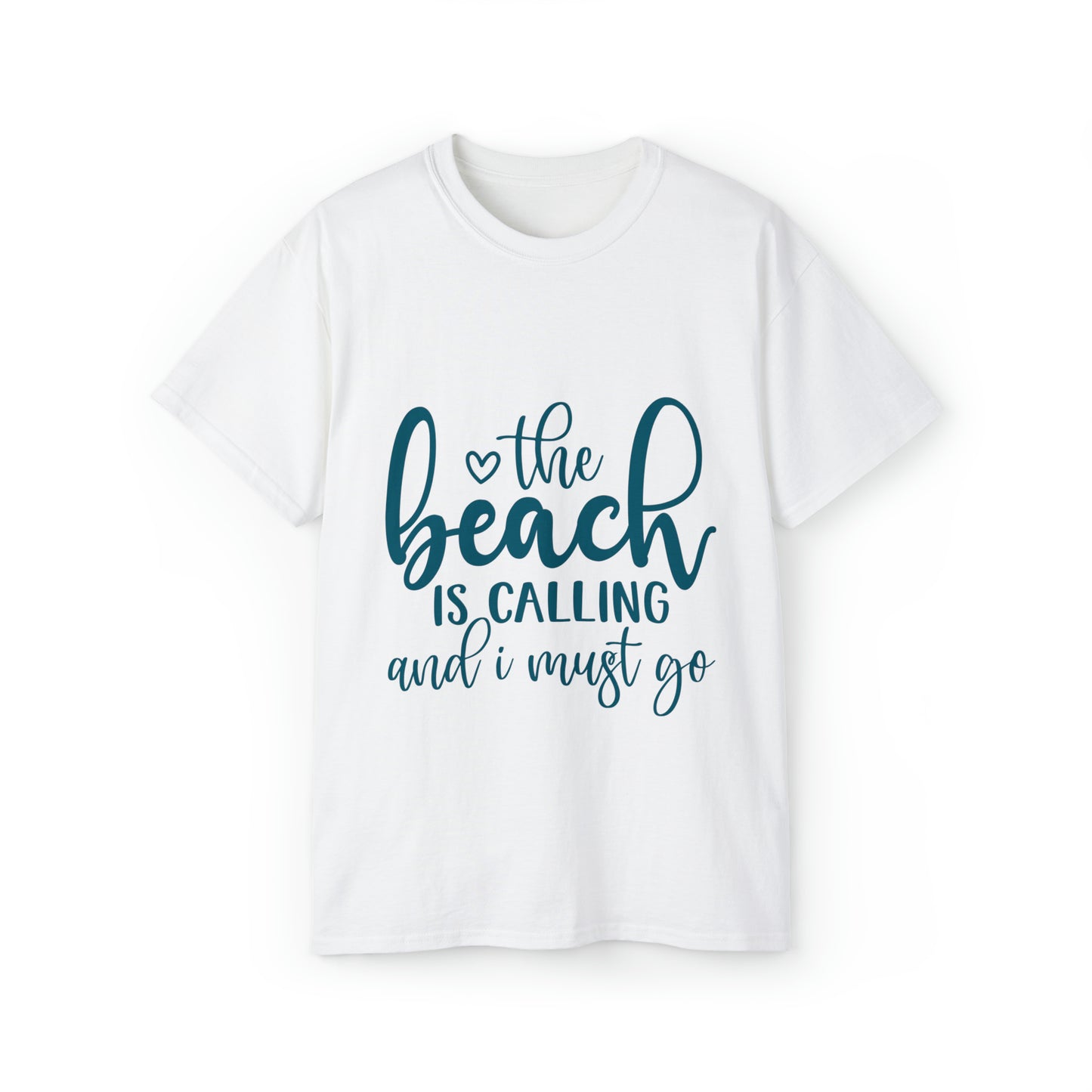 The Beach Is Calling Cotton Tee