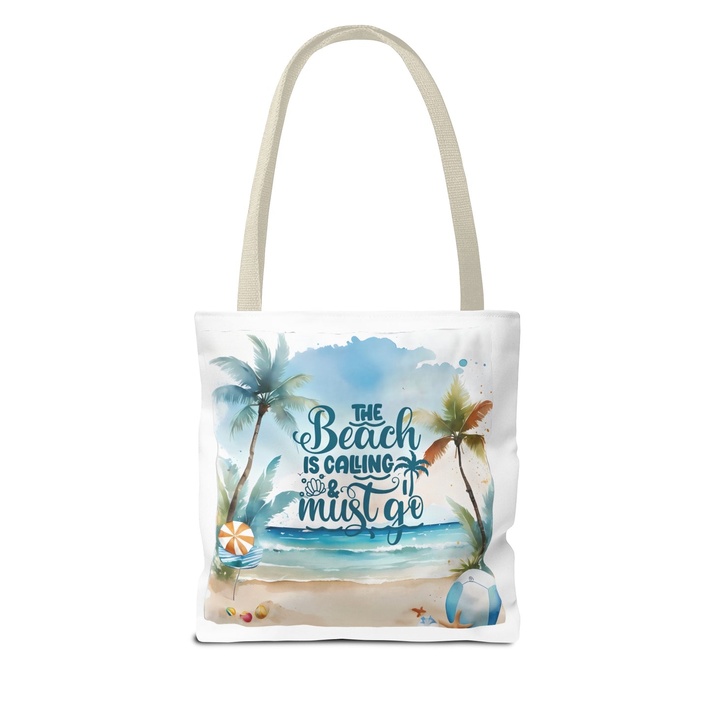 The Beach Is Calling Tote Bag