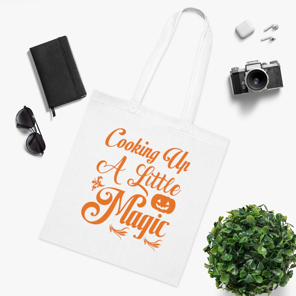 Cotton Halloween Tote