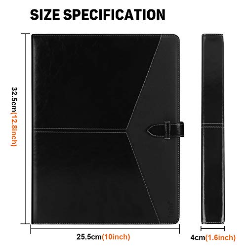 Toplive A5 Binder 6 Round Ring Binder Leather Budget Planner Notebook Cover for A5 Filler Paper Laser Pink with Magnetic Buckle Closure
