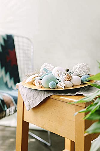 ANDALUCA Ocean Plumes Scented Seashell Potpourri | Made in California | Large 20 oz Bag + Fragrance Vial | Scents of Orange, Lime, Bergamot, Lily, Rose and Tonka Beans | Coastal Home Decor