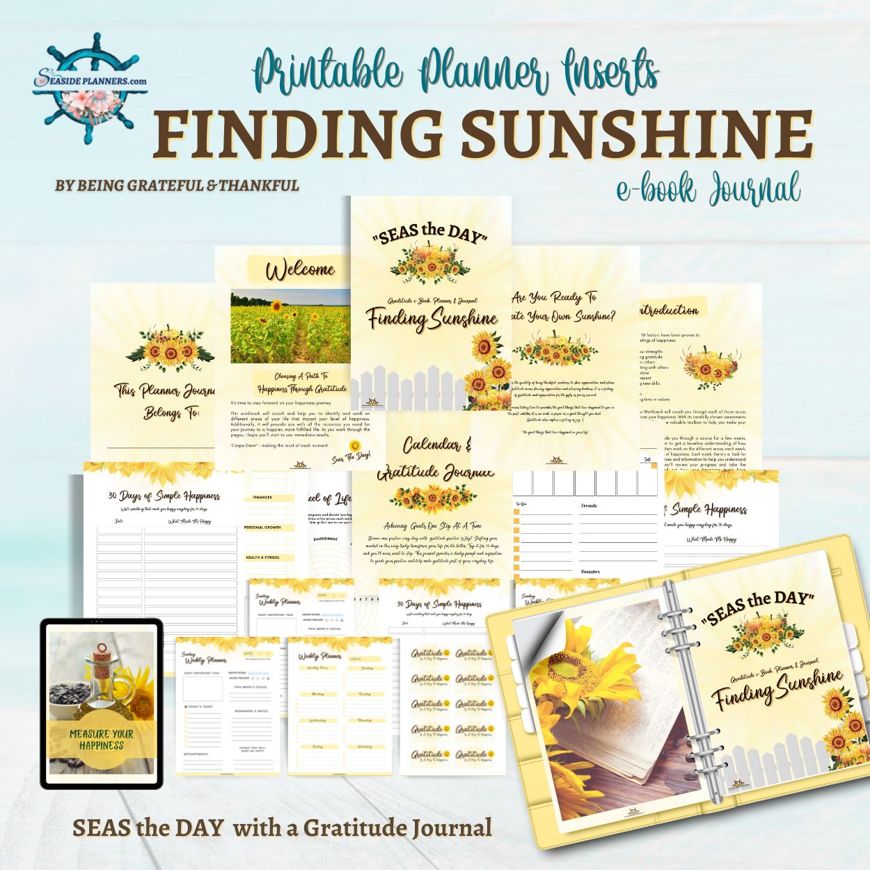 Sunshine Gratitude Journal