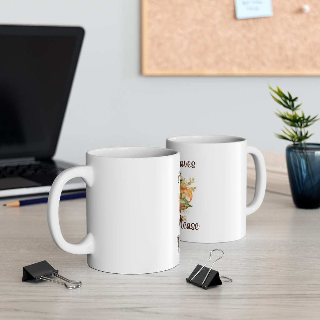 Pumpkin Please Ceramic Coffee Cups, 11oz