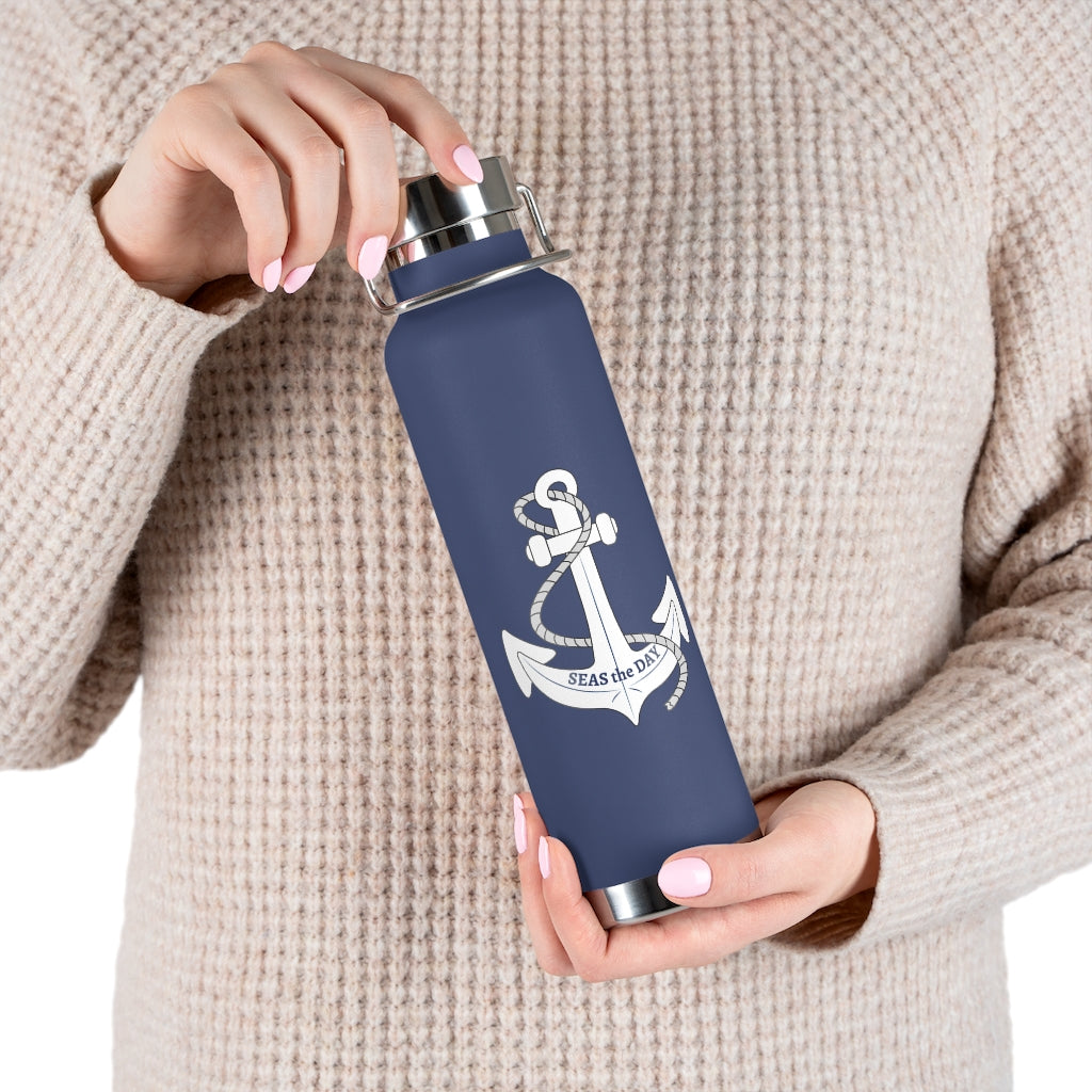 Seas The Day Copper Vacuum Insulated Bottle