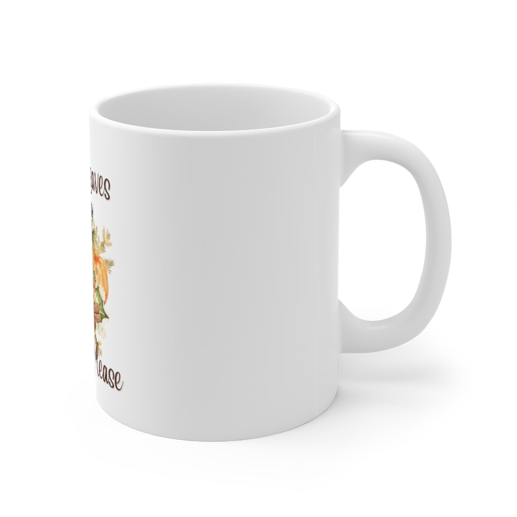 Pumpkin Please Ceramic Coffee Cups, 11oz