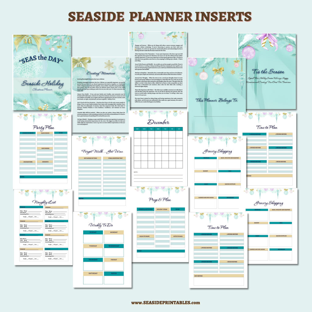 Seaside Holiday Planner