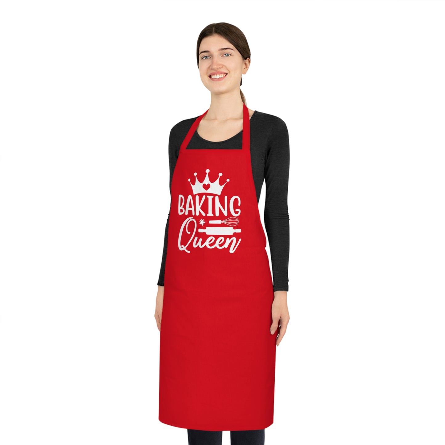 Red Baking Queen Cotton Apron
