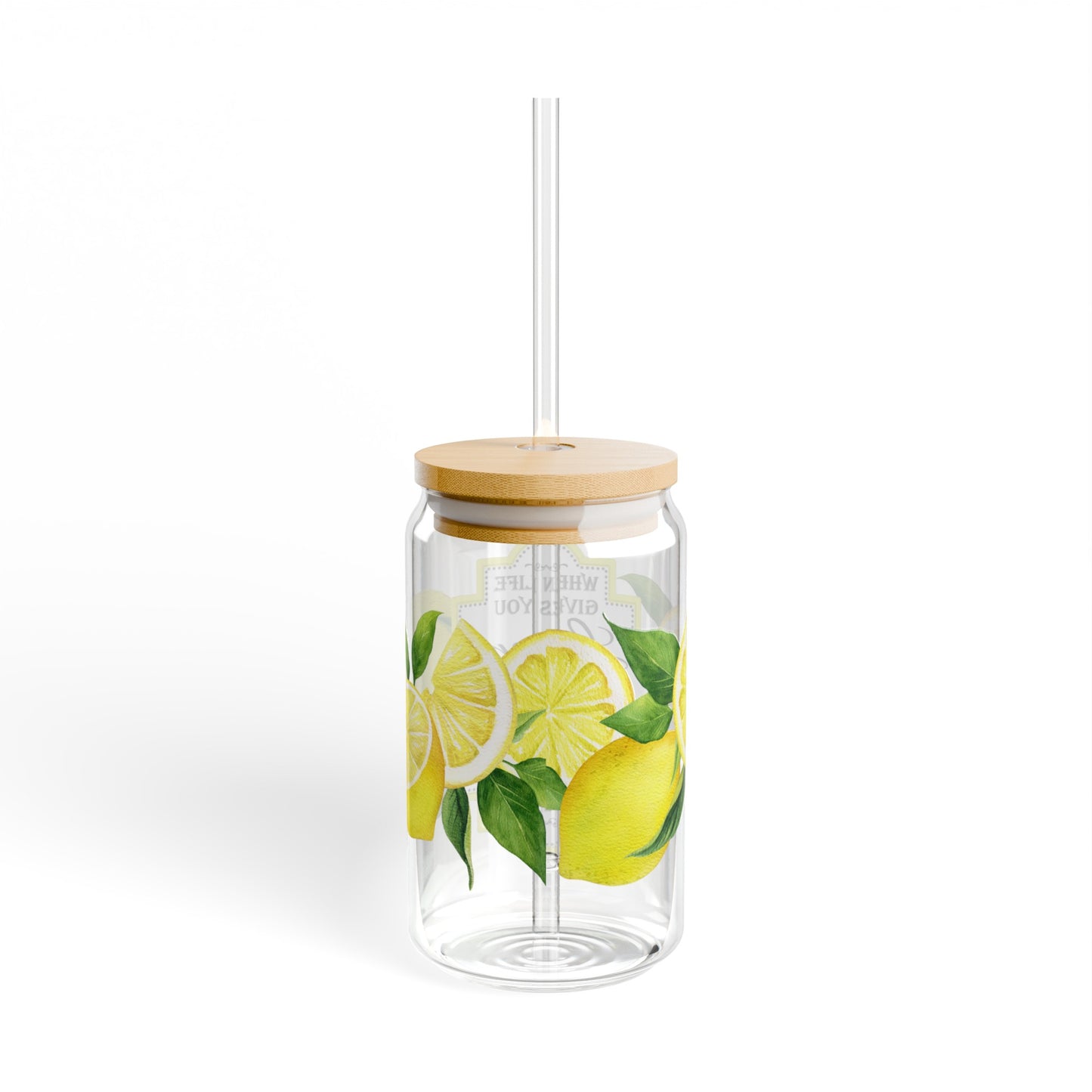 Lemon Sipper Glass, 16oz