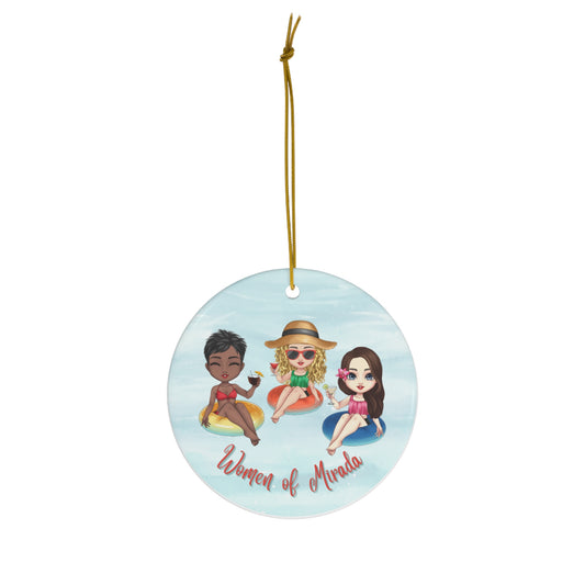 Ceramic Ornament, 4 Shapes