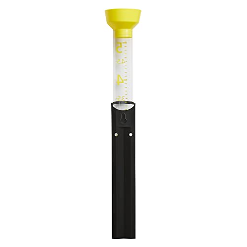 Taylor 5 Inch Capacity Jumbo JR Rain Gauge, Yellow