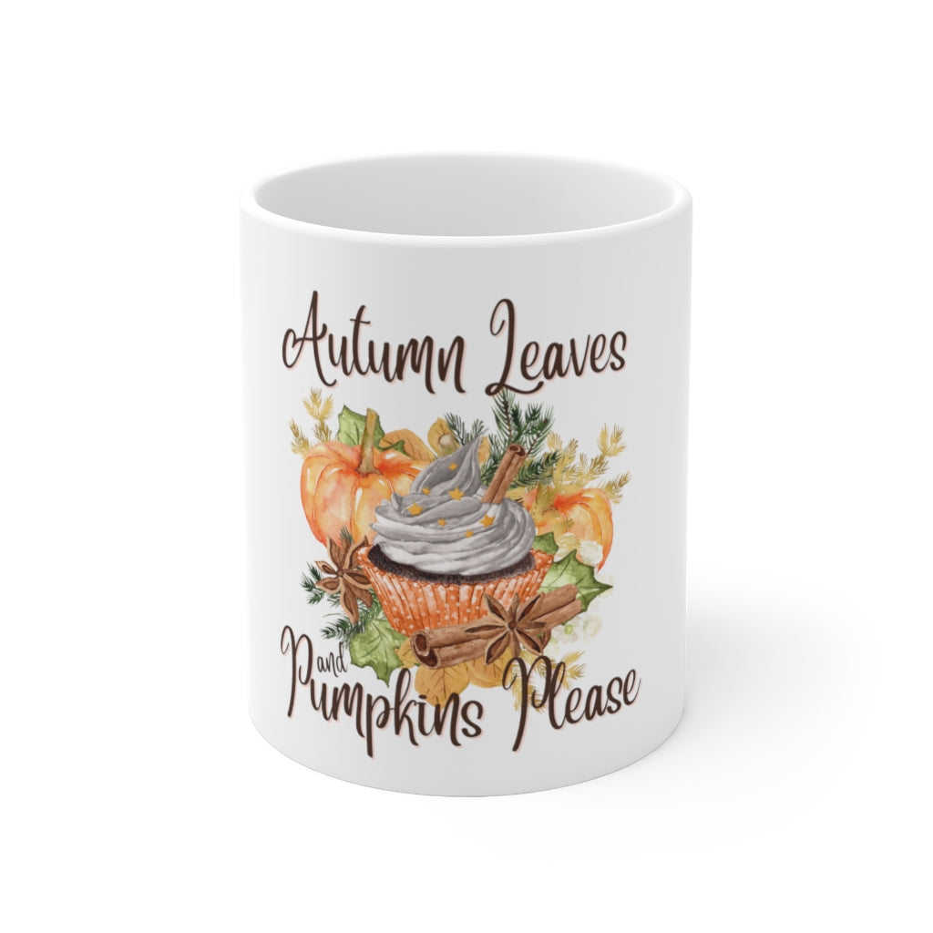 Pumpkin Please Ceramic Coffee Cups, 11oz