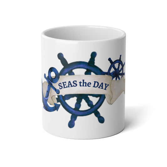 Seas The Day Jumbo Mug