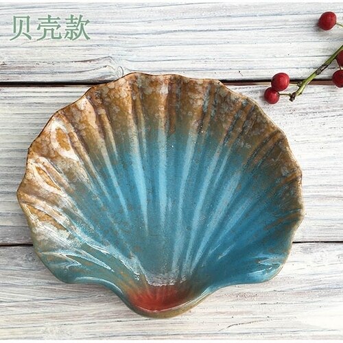 NEWYEARNEW 1piece Ceramics Starfish Magic Shell Soap Dish Jewelry Storage Seashells Tray Holder Plate Box Gift